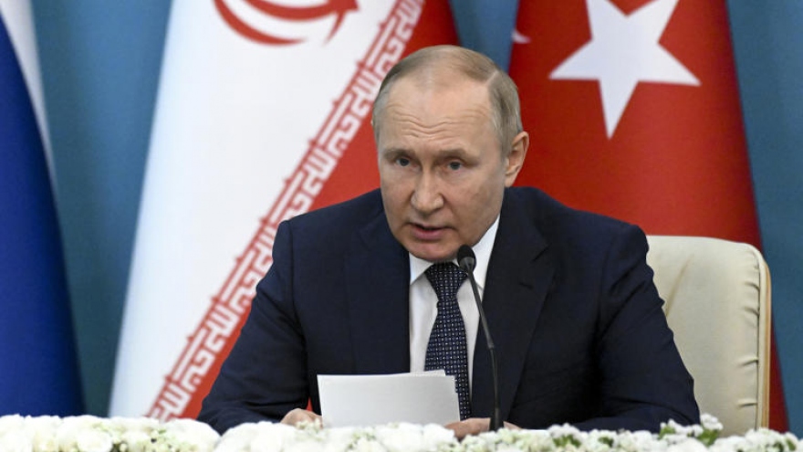 Tổng thống Putin: Dòng chảy khí đốt sang châu Âu giảm là do lỗi của phương Tây